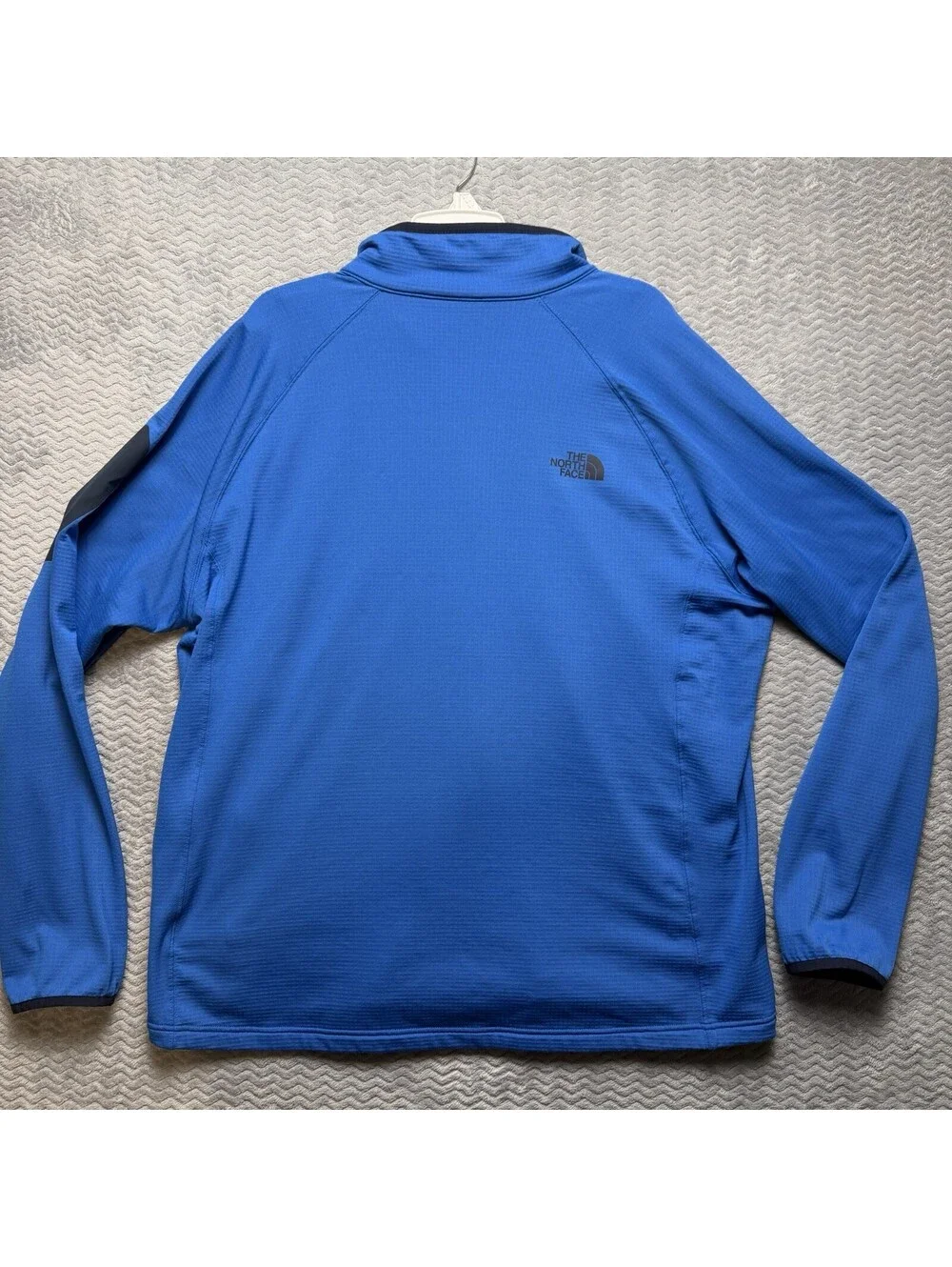 The North Face Jacket Men’s Sz XXL Blue Borod Gridded Fleece Full Zip